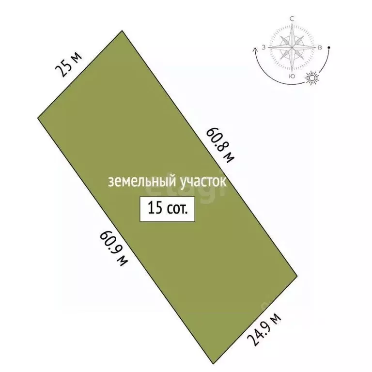 Участок в Мордовия, Лямбирский район, Скрябинское с/пос, д. ... - Фото 2