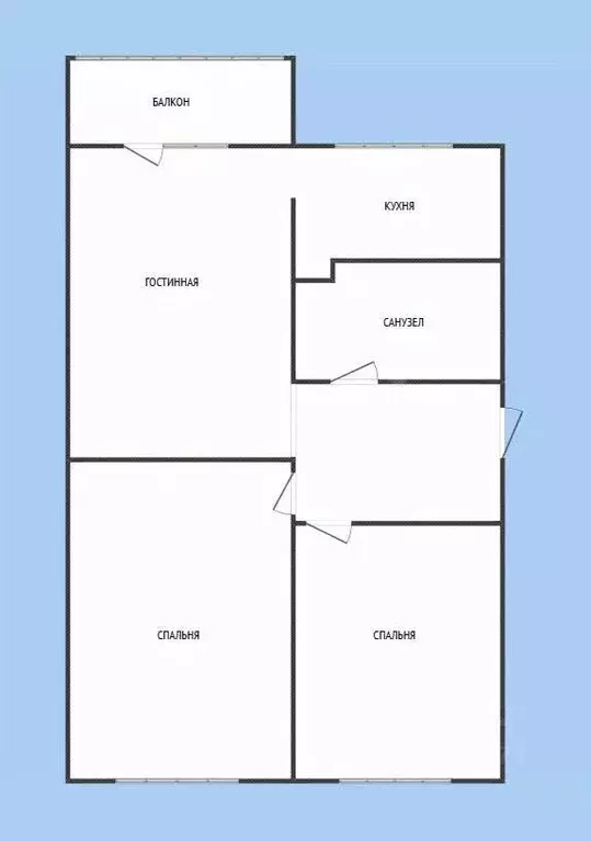 3-к кв. Приморский край, Владивосток Сахалинская ул., 19 (61.0 м) - Фото 1