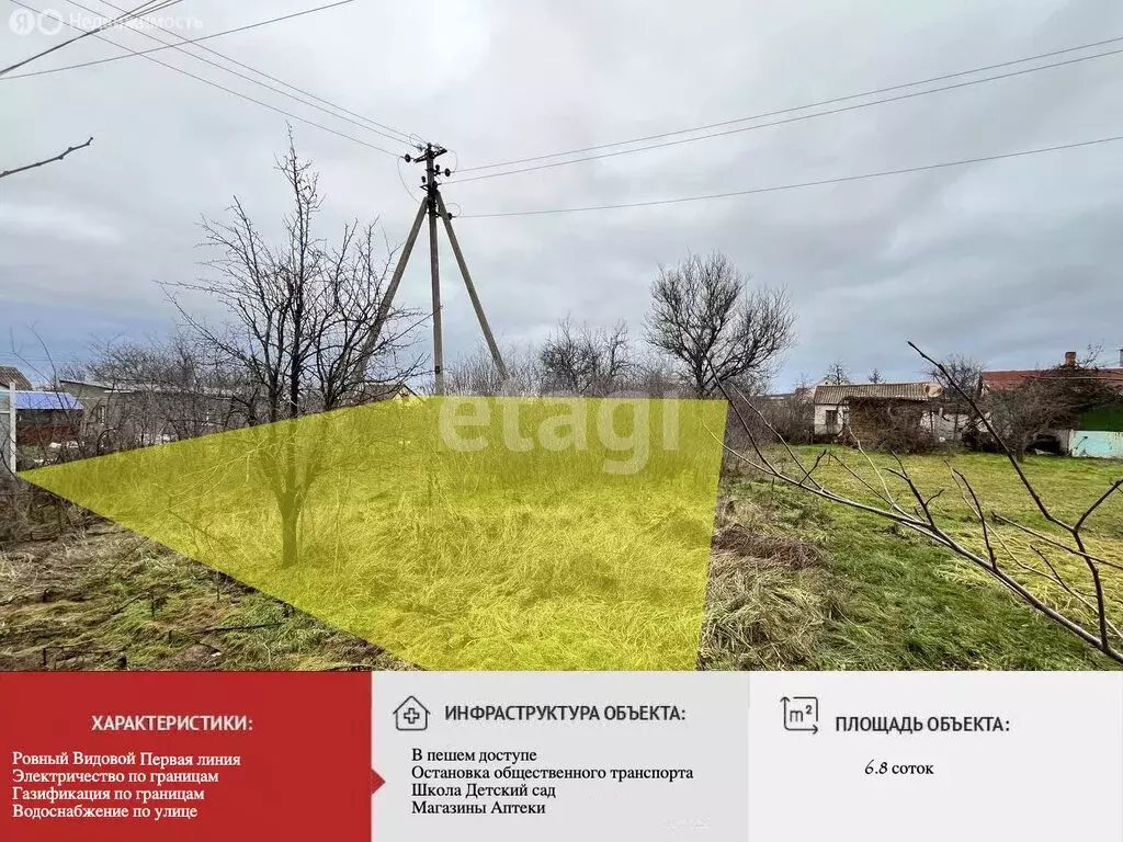 Участок в Доброе, Центральная улица (6.89 м) - Фото 2