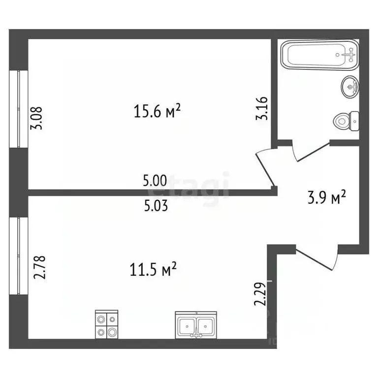 1-к кв. Вологодская область, Вологда Пионерская ул., 26 (34.4 м) - Фото 0