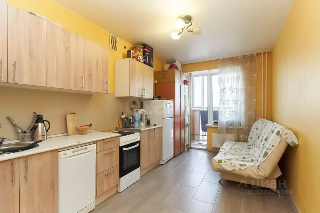 1-к кв. Тюменская область, Тюмень Ставропольская ул., 97 (36.9 м) - Фото 1