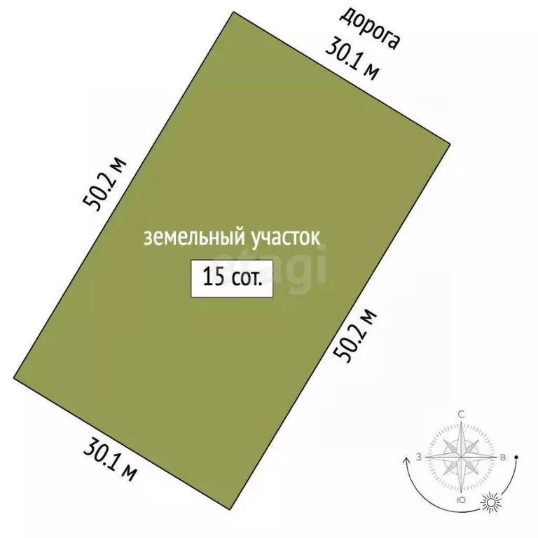 Участок в Мордовия, Саранск городской округ, Николаевка рп ул. ... - Фото 2