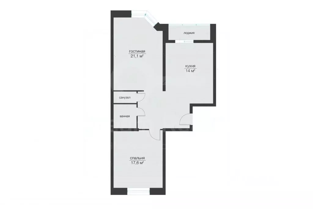 2-к кв. Московская область, Истра муниципальный округ, с. Рождествено ... - Фото 2