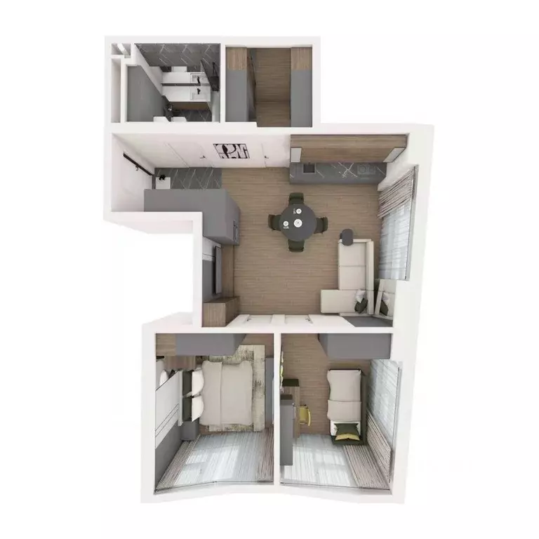 3-к кв. Приморский край, Владивосток ул. Нейбута (69.65 м) - Фото 2