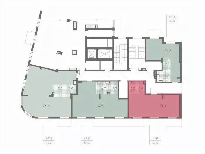 Офис в Санкт-Петербург Партизанская ул., 5 (45 м) - Фото 2