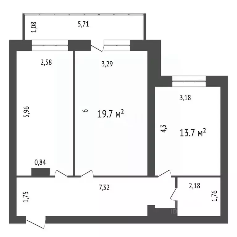 2-к кв. Иркутская область, Иркутск ул. Клары Цеткин, 16 (64.5 м) - Фото 2