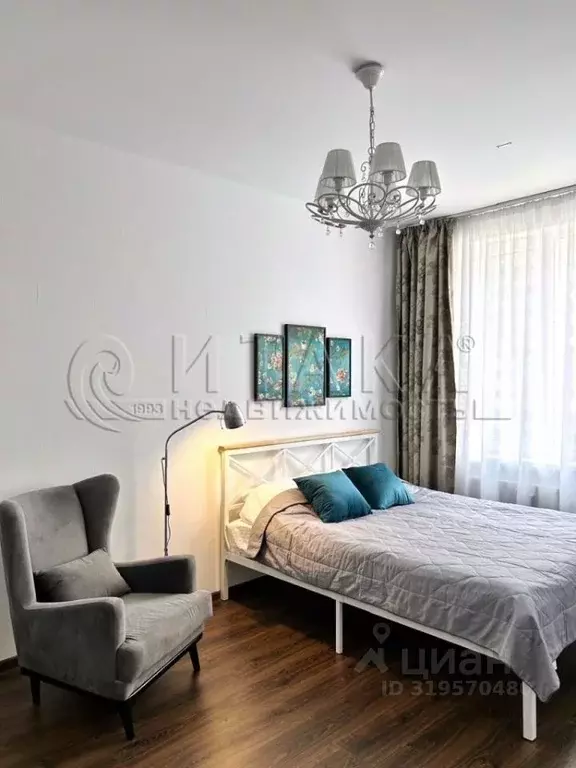 1-к кв. Санкт-Петербург аллея Арцеуловская, 21 (30.9 м) - Фото 0