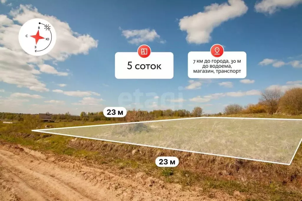 Участок в Костромская область, Красносельский район, Шолоховское ... - Фото 1