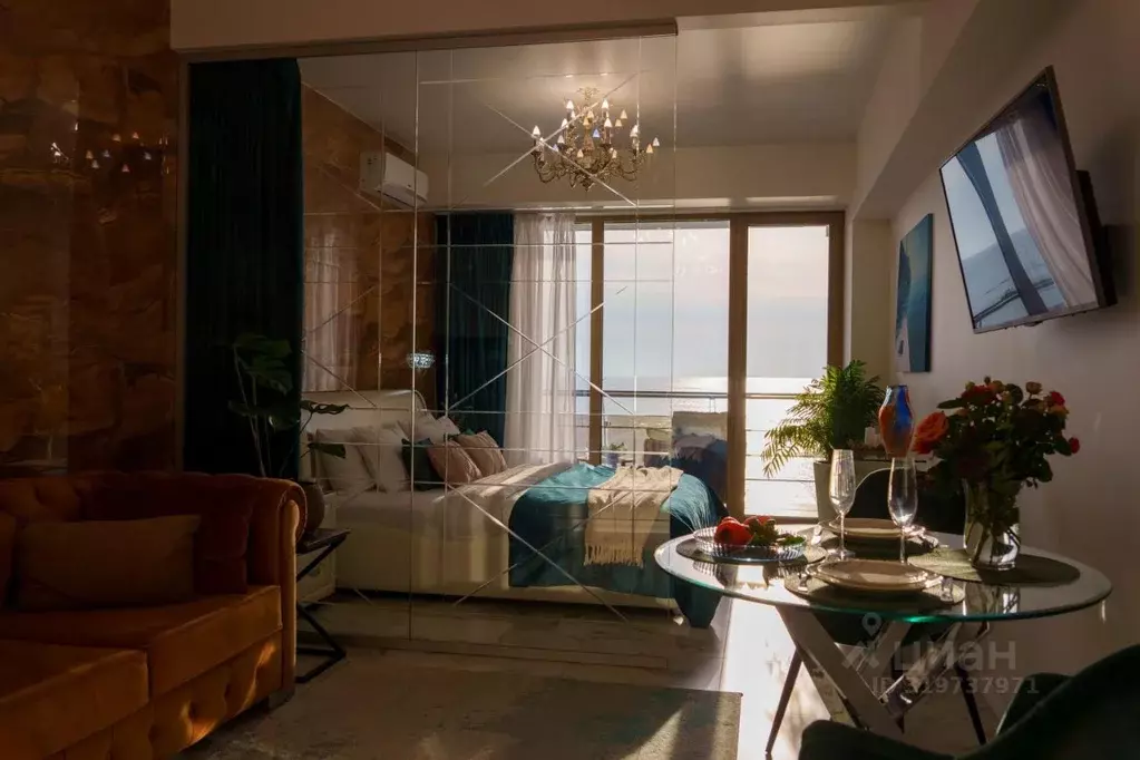 1-к кв. Краснодарский край, Сочи Центральный мкр, пер. Морской, 1к1 ... - Фото 2