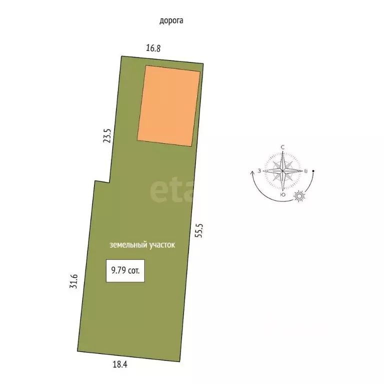 Дом в Крым, Черноморский район, с. Новосельское ул. Победы, 13 (93 м) - Фото 2