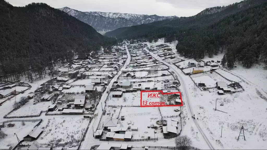 Участок в Алтай, Чемальский район, Элекмонарское с/пос, с. Элекмонар ... - Фото 1