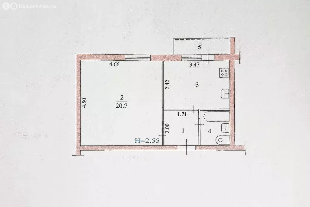 1-комнатная квартира: Волжский, улица Академика Королёва, 3А (35.8 м) - Фото 1