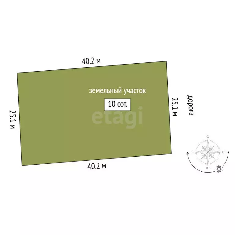 Участок в Тюменская область, Нижнетавдинский муниципальный округ, ... - Фото 1