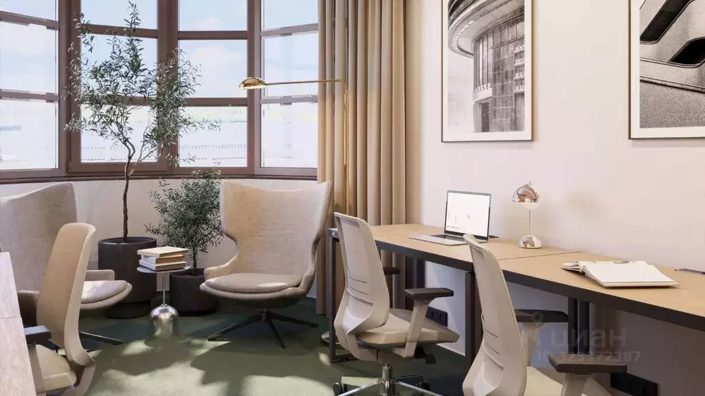 Офис в Санкт-Петербург Октябрьская наб., 34к6А (2495 м) - Фото 2