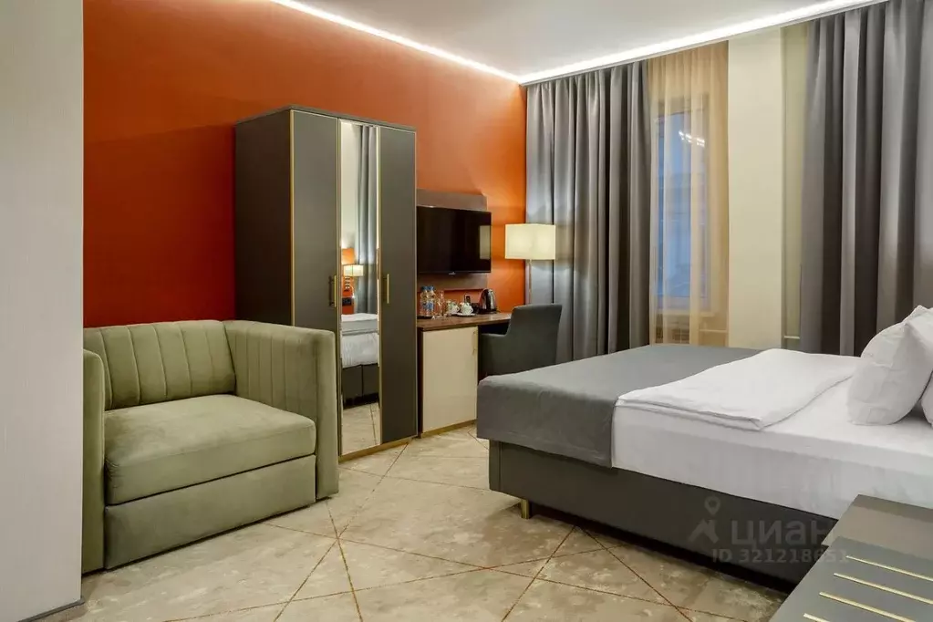 Комната Москва Милютинский пер., 2 (28.0 м) - Фото 1