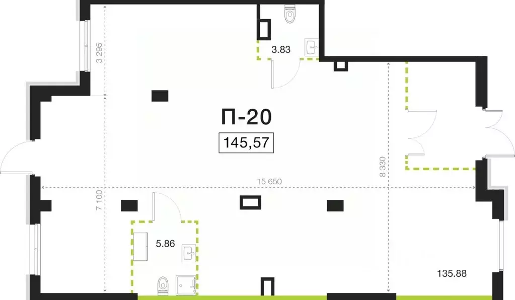 Помещение свободного назначения в Санкт-Петербург Легенда ... - Фото 1