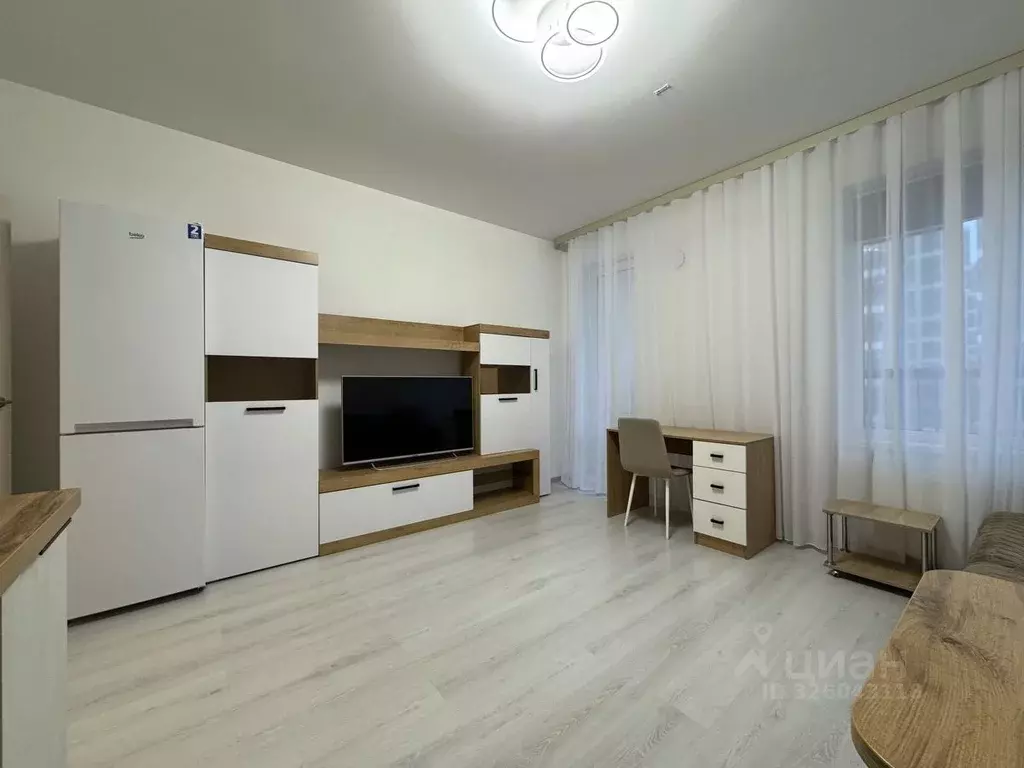 Студия Санкт-Петербург ул. Верхне-Каменская, 11к1 (26.5 м) - Фото 1