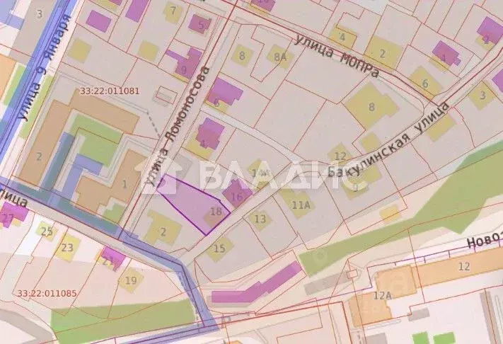Участок в Владимирская область, Владимир Бакулинская ул., 18 (8.0 ... - Фото 2