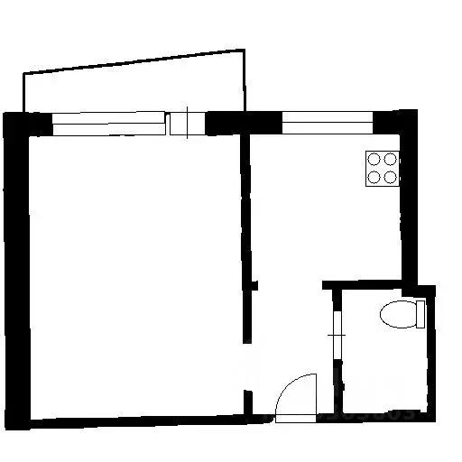 1-к кв. Башкортостан, Уфа бул. Тухвата Янаби, 65/3 (21.8 м) - Фото 2