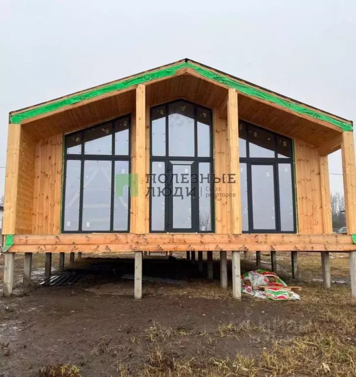 Дом в Тульская область, Тула городской округ, пос. Петелино  (58 м) - Фото 0