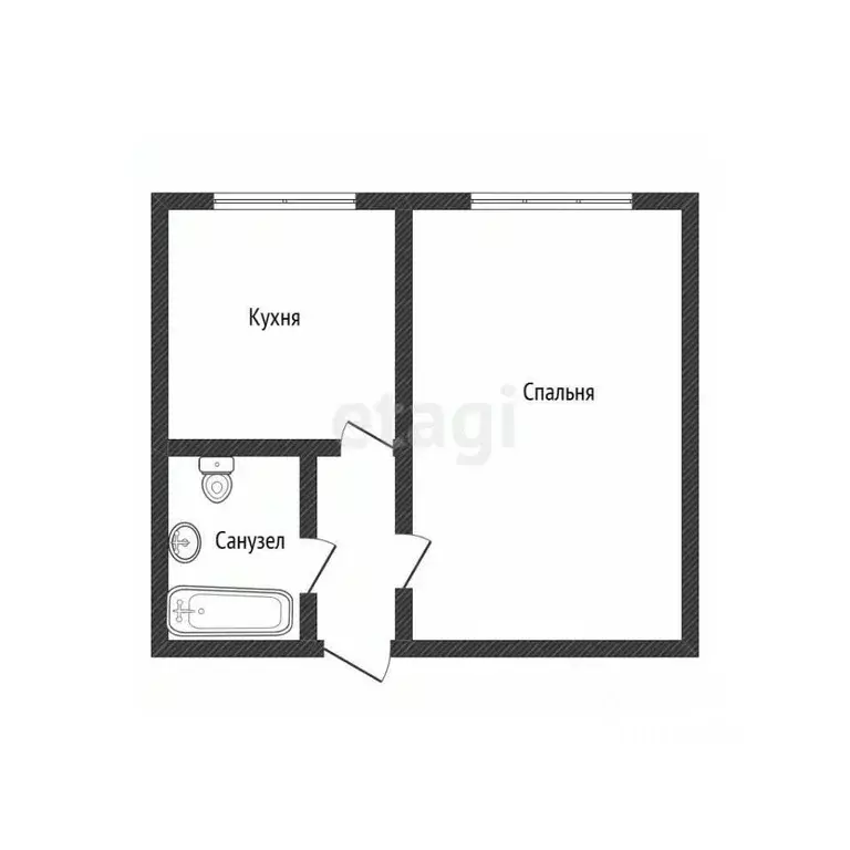 2-к кв. Курская область, Курск Северо-Западный мкр, ул. Константина ... - Фото 2