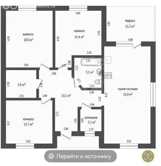 Дом в Тобольск, улица Гумбольдта (120 м) - Фото 1