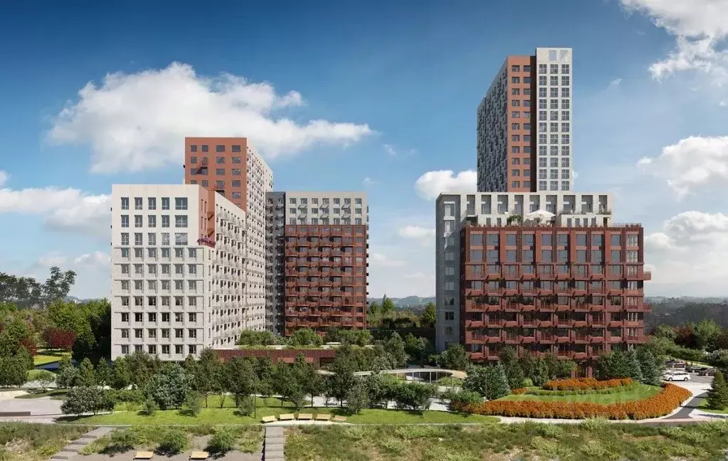 2-к кв. Тюменская область, Тюмень Европейский Берег 2.0 жилой комплекс ... - Фото 2