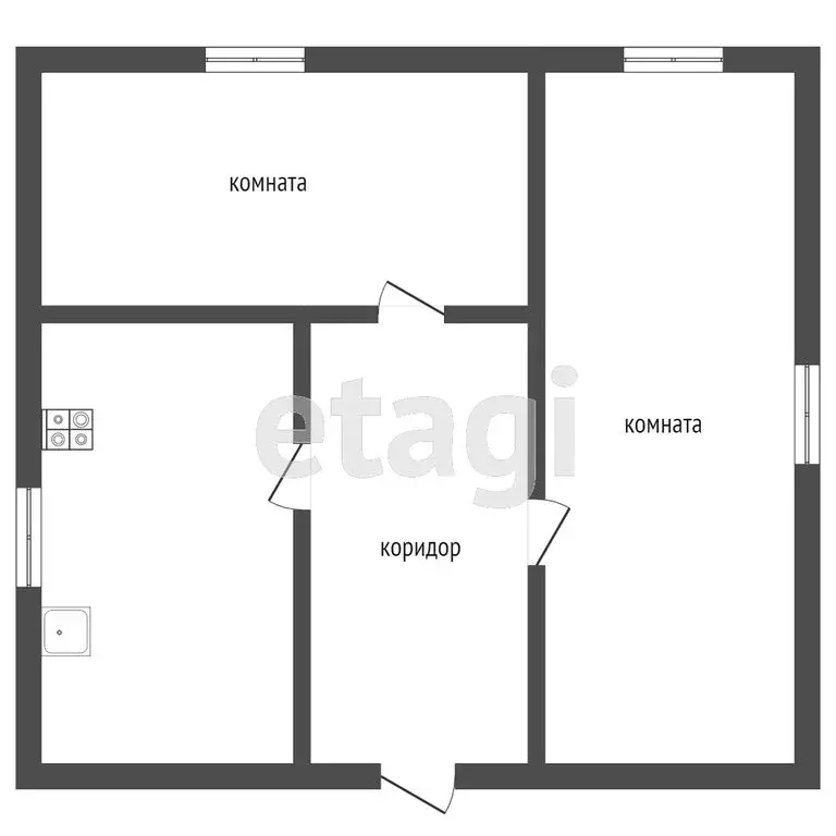 2-комнатная квартира: посёлок Нейво-Шайтанский, Советская улица, 110 ... - Фото 0