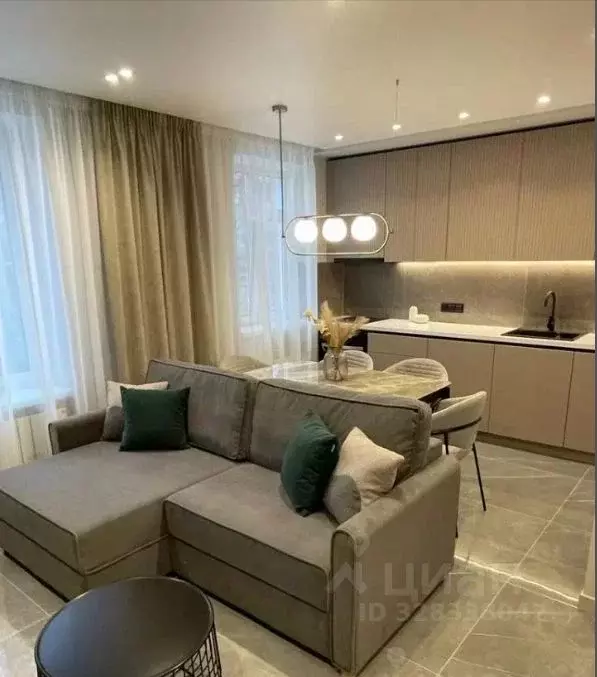 2-к кв. Санкт-Петербург пос. Песочный, Центральная ул., 87 (58.7 м) - Фото 1