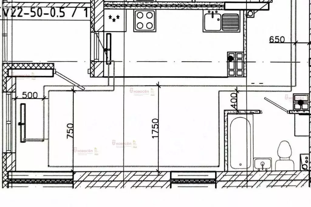 Квартира-студия: Екатеринбург, улица Калинина, 59 (29 м) - Фото 1