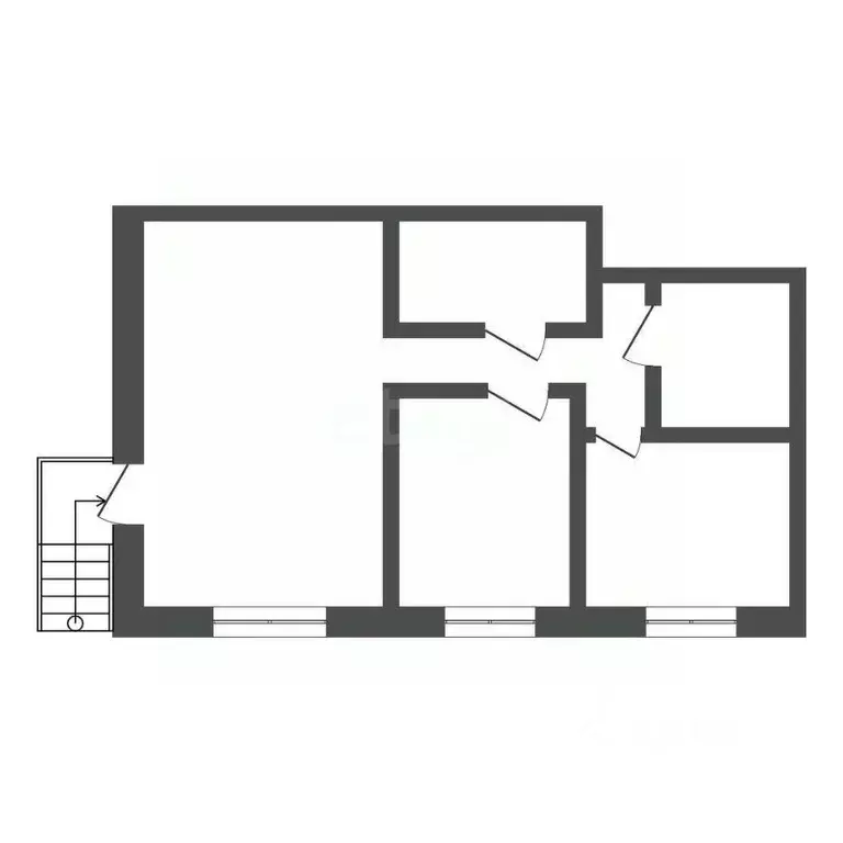 Помещение свободного назначения в Тульская область, Узловая 50 лет ... - Фото 2