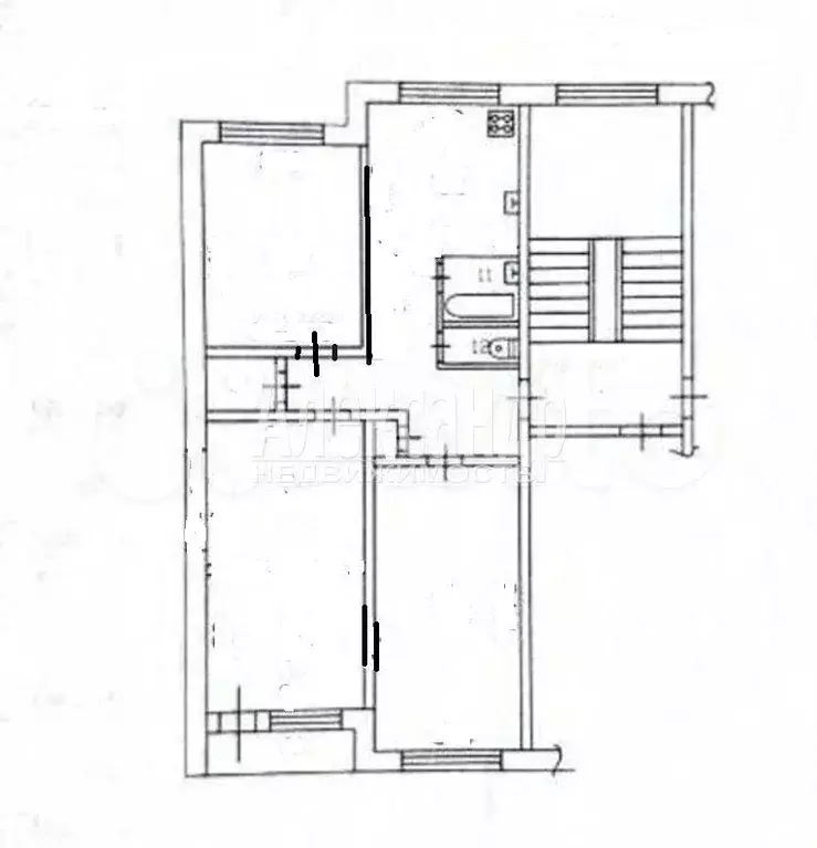 3-к. квартира, 73 м, 3/4 эт. - Фото 1