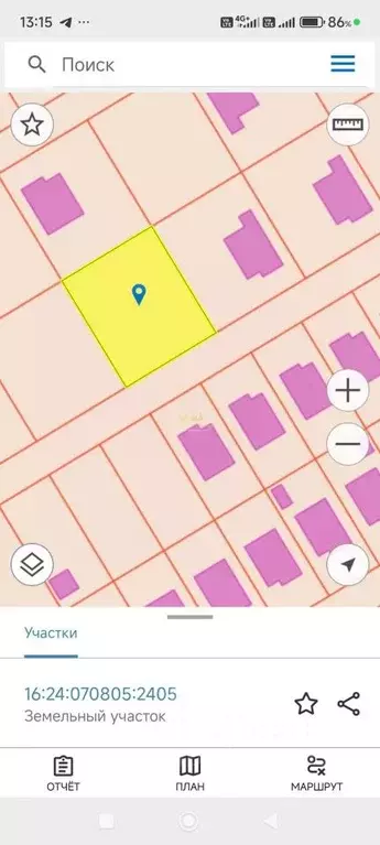 Участок в Татарстан, Лаишевский район, Егорьевское с/пос, д. Каипы ул. ... - Фото 1