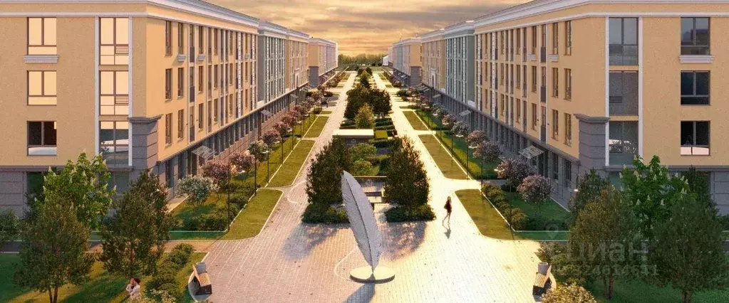 Квартира, 2 комнаты, 59.27 м - Фото 1