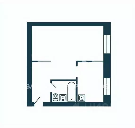 1-к кв. Новосибирская область, Новосибирск ул. Макаренко, 23/1 (30.3 ... - Фото 2