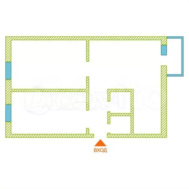 3-к. квартира, 60 м, 5/5 эт. - Фото 0