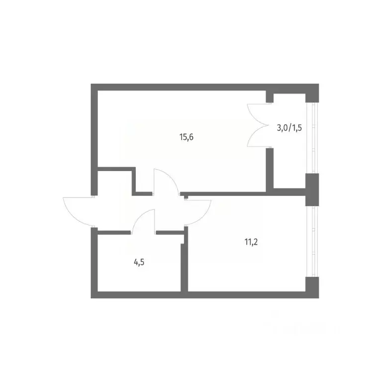 1-к кв. Ленинградская область, Ломоносовский район, Аннинское ... - Фото 1