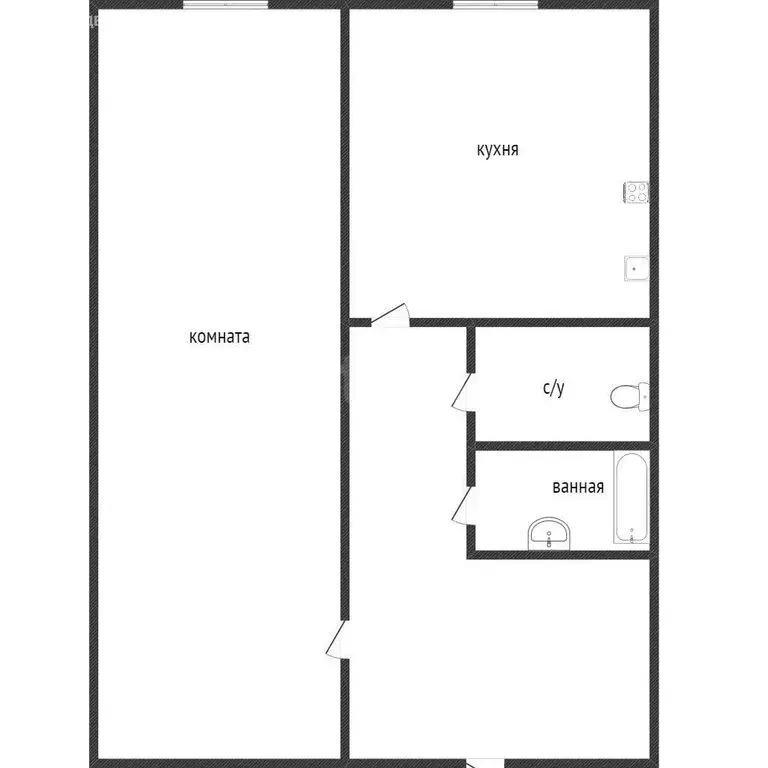 1-комнатная квартира: Воронеж, Минская улица, 25 (28.8 м) - Фото 1
