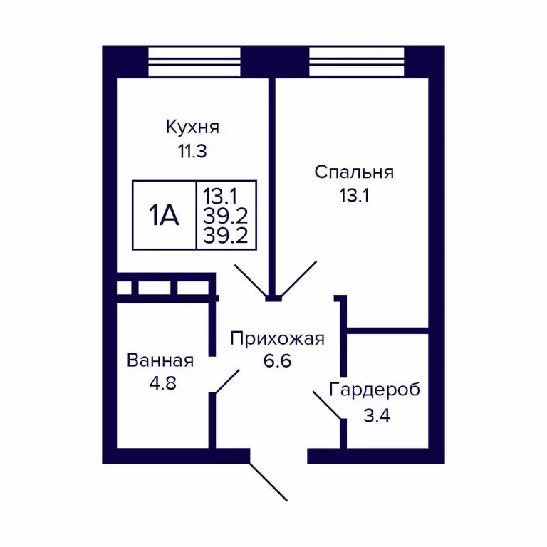 1-комнатная квартира: Новосибирск, Красносельская улица (39.2 м) - Фото 0