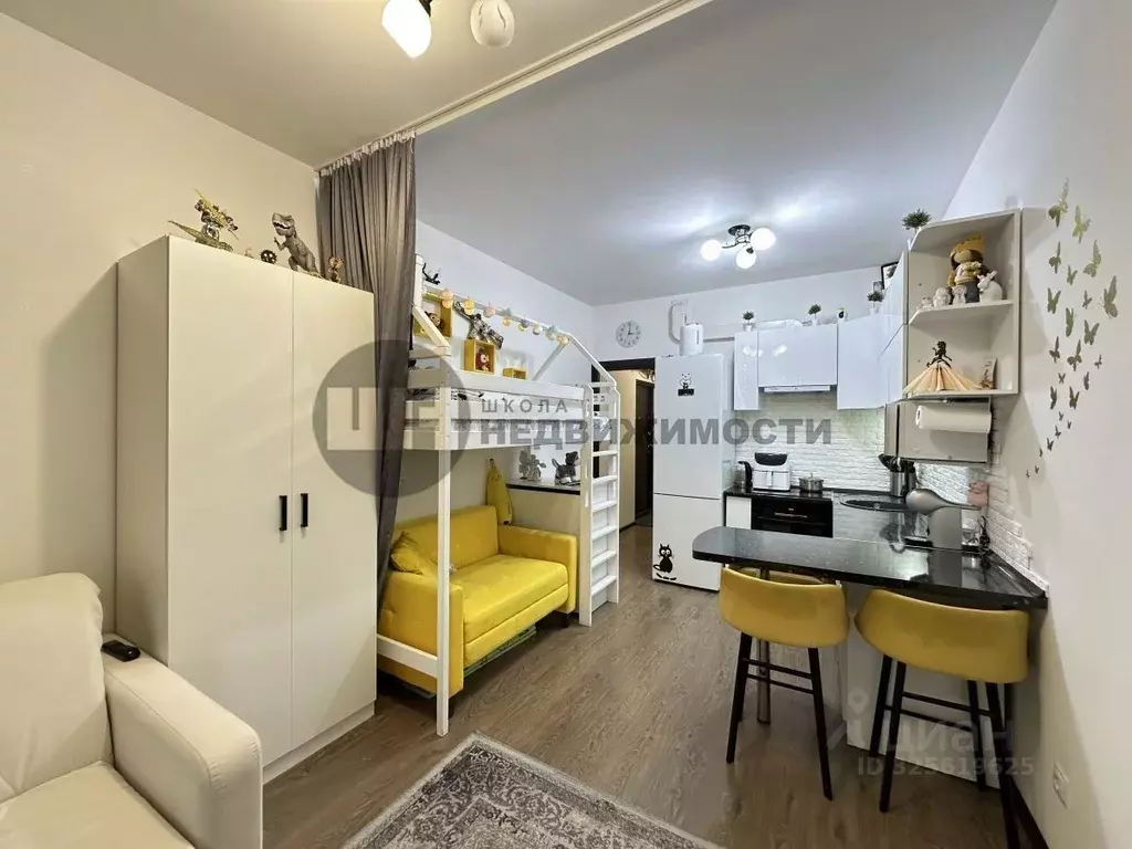 Студия Ленинградская область, Мурино Всеволожский район, бул. ... - Фото 1