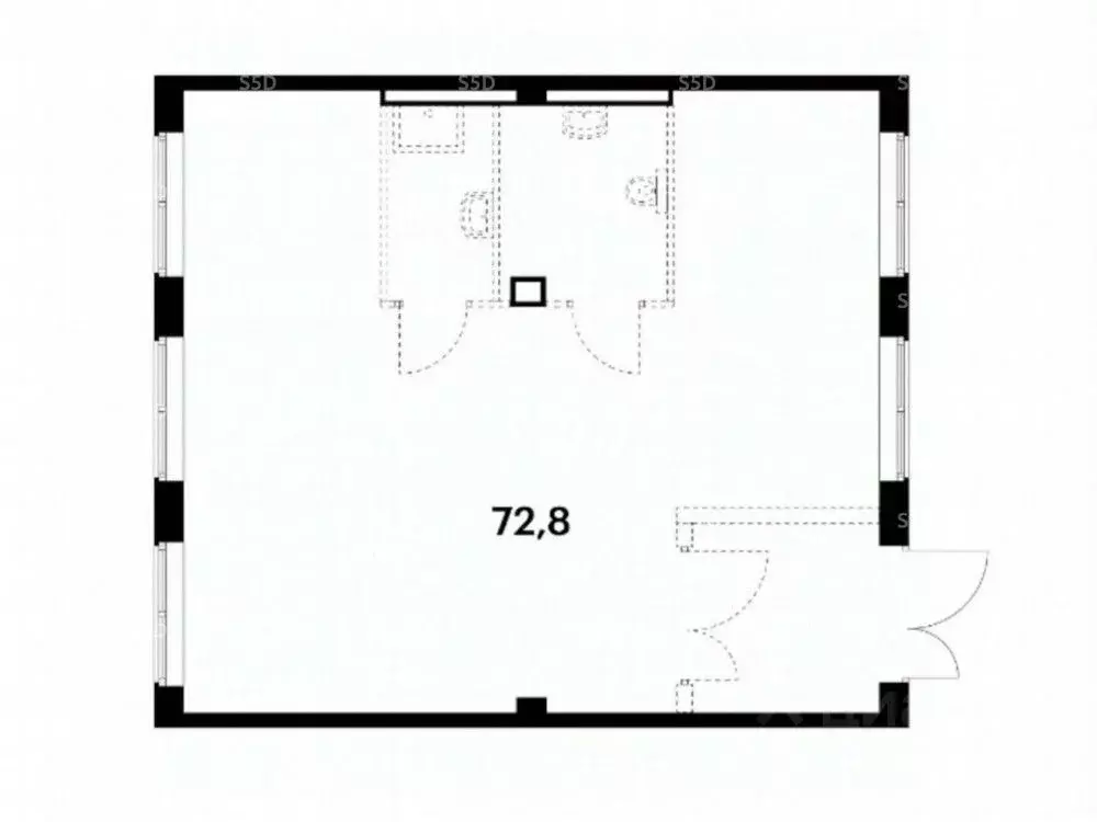 Помещение свободного назначения в Москва Тагильская ул., 3к3 (73 м) - Фото 2