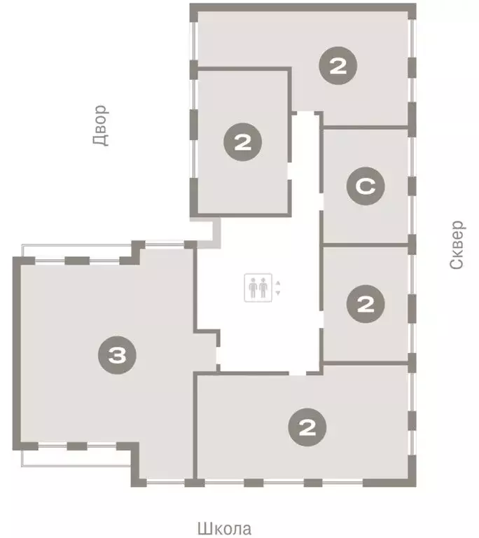 2-комнатная квартира: Екатеринбург, улица Академика Ландау, 7Г (82.35 ... - Фото 2