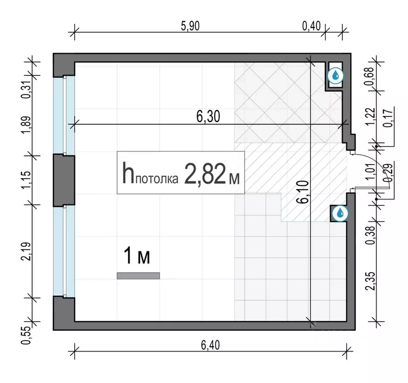 1-к кв. Московская область, Мытищи Белый Grad жилой комплекс (37.6 м) - Фото 1