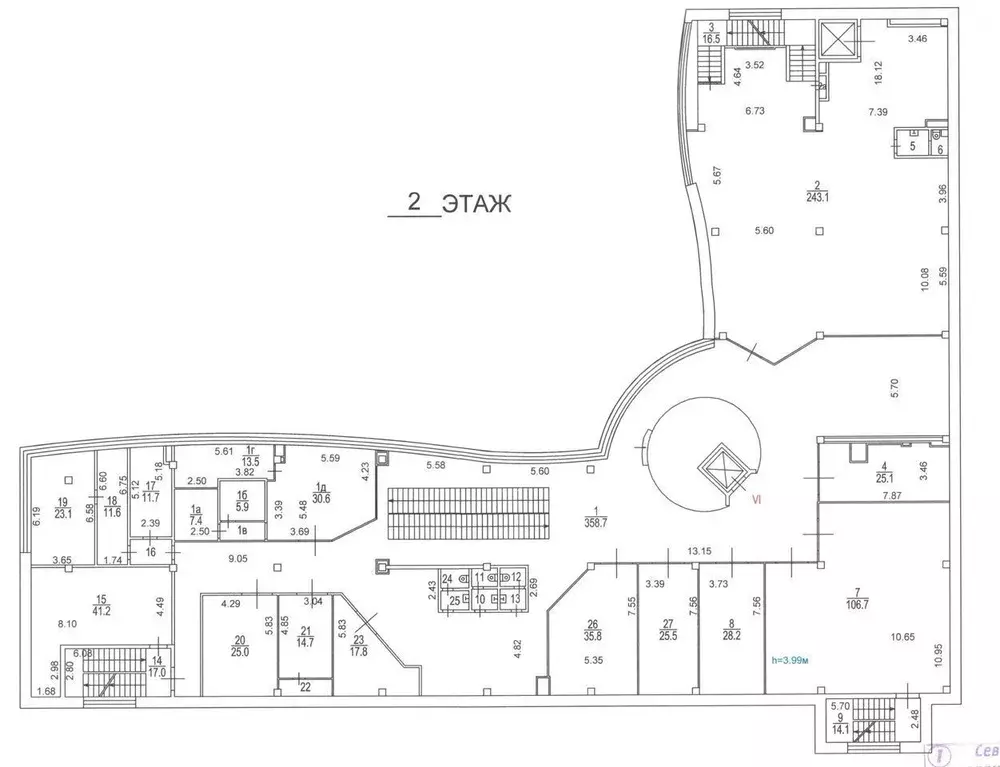 Торговая площадь в Москва Инженерная ул., 5 (28 м) - Фото 2