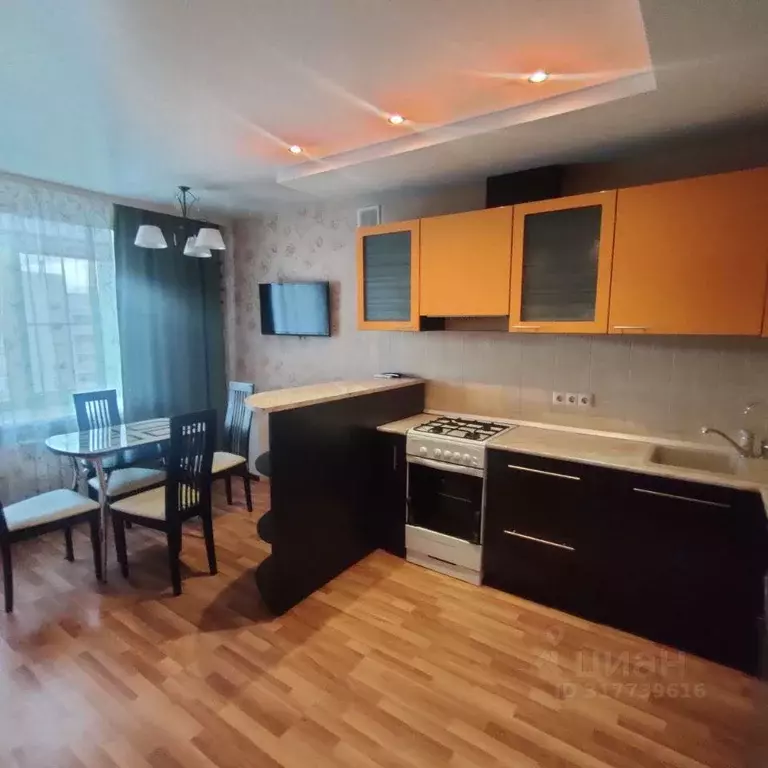 Квартира, 1 комната, 45.1 м - Фото 1
