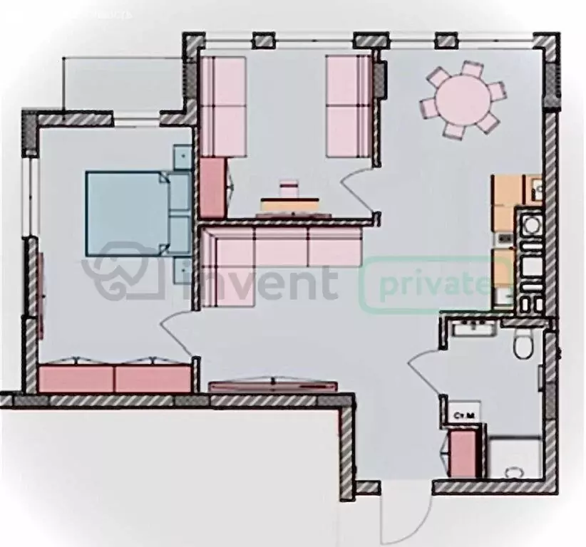 3-комнатная квартира: Зеленоградск, улица Гагарина, 87 (60.9 м) - Фото 1
