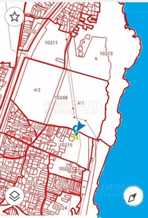 Участок в Калининградская область, Балтийск Базарный пер., 3 (6.6 ... - Фото 2