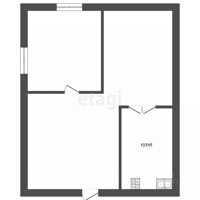 2-к кв. Костромская область, Кострома ул. Энгельса, 33 (32.0 м) - Фото 2