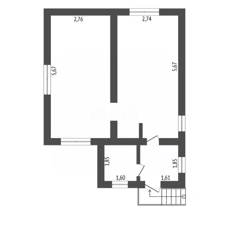 Дом в Амурская область, Благовещенск городской округ, с. Белогорье ул. ... - Фото 2
