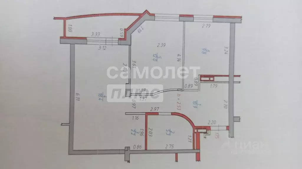 2-к кв. Удмуртия, Ижевск ул. Холмогорова, 59 (59.0 м) - Фото 1